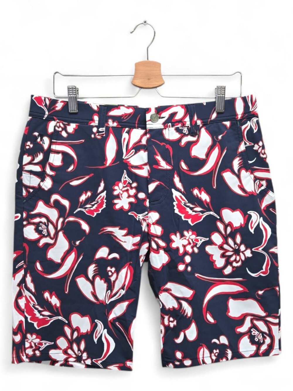 Alberto Men's Earine Floral Regular Fit Golf Shorts Size 33 Multicolor NWT